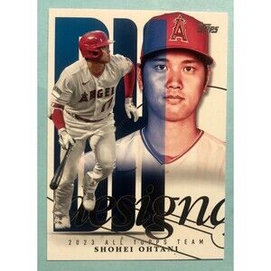 2024 Topps '23 All-Topps Team #ATT8 Shohei Ohtani Los Angeles Angels